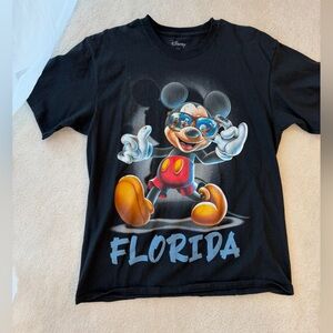 Disney Black Mickey Mouse Florida T-Shirt